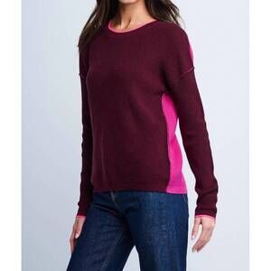 NEW LISA TODD around town sweater in colorblock